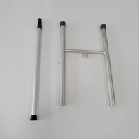 Pieds pliants en métal sur mesure, conception OEM ODM, pour chaise de bureau, table de lit, support réglable robuste, pieds de table pliants