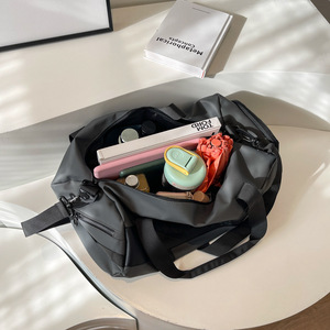 Hot Selling Round Gym Bag with Dry-Wet Separation Multi-functional Waterproof Travel Duffel Bag Hand <b>Carry</b> Sport Pack - Product Image 4