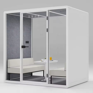 Studio d'enregistrement insonorisé portable de dernière génération en structure acier pour ateliers et bureaux - Product Image 5