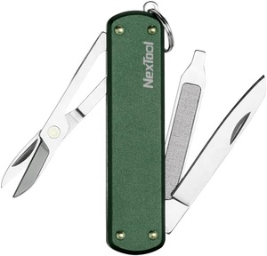 Couteau porte-clés NexTool, gadget cadeau, multi-outil 5 en 1, couteau de poche, <span class=keywords><strong>ciseaux</strong></span>, tournevis, lime à ongles, outils de jardinage - Product Image 1