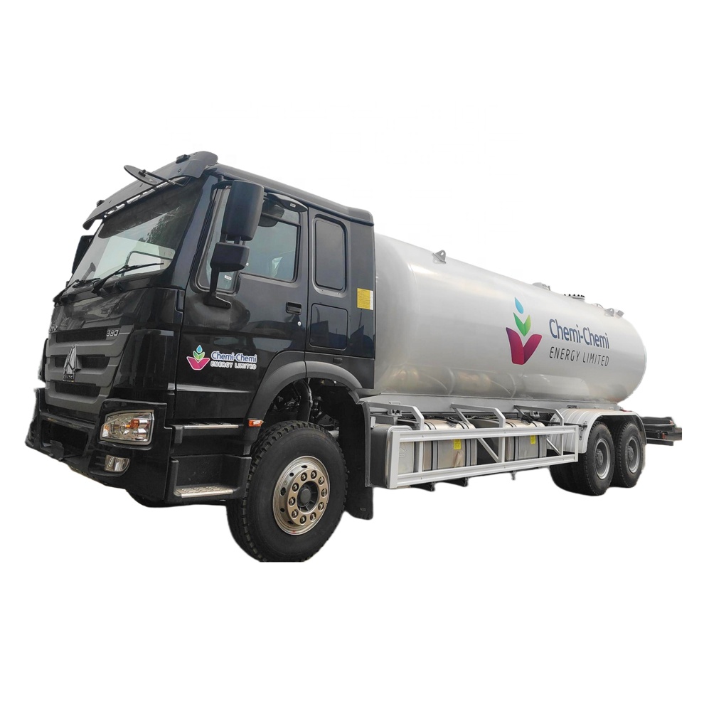 Новый китайский Автоцистерна HOWO Sinotruk LPG LNG 25CBM Q345R для продажи