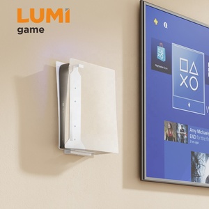 Support mural ventilé en acier GMA01-PS01 10 kg pour <span class=keywords><strong>console</strong></span> de jeu PS5 PlayStation 5 – Accessoire de rangement pour jeux - Product Image 1