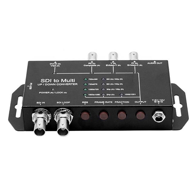 SDI to HD MI DVI VGA S-video Cvbs YPbPr Component Composite Plug and Play Video Converter