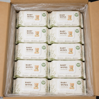 Lingettes pour bébé OEM personnalisées, non parfumées, douces, non tissées, 99,9% d'eau pure, lingettes douces pour le soin de la peau des nouveau-nés