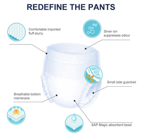 AIWINA Couches pour adultes de qualité supérieure, super épaisses, à bande unique, XXL, culottes jetables, <span class=keywords><strong>nuit</strong></span>, vente en gros - Product Image 2