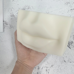 बड़ा आकार 2 डिजाइन मानव शरीर कलात्मक चेहरा मुंह होंठ मोमबत्ती मोल्ड फैंसी Boho इंद्रधनुष आर्क मोमबत्ती सिलिकॉन मोल्ड - Product Image 3