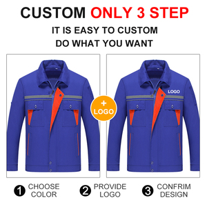 Casaco de Trabalho Personalizado para Mulheres, Jaqueta de Manga Longa, Uniforme de Trabalho para Engenheiros de Aeronaves - Product Image 4