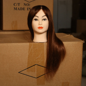 Tête de mannequin afro-américaine de 12 pouces pour la formation en salon, idéale pour la pratique de la coupe et du tressage, outil de coiffure pour les salons de coiffure et les écoles. - Product Image 1