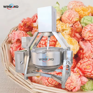 Macchina per <span class=keywords><strong>Popcorn</strong></span> Professionale a Gas con Medaglia d'Oro, Nuovo Mixer Grande per Caramello, Macchina per <span class=keywords><strong>Popcorn</strong></span> di Grandi Dimensioni - Product Image 4