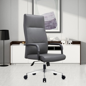 Silla De Oficina Waiting Chairs for Staff Office Furniture Chair Executive <b>Desk</b> Leather Fixed Armrest Meeting Room Office Chair - Product Image 5
