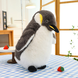 Peluche de Pingüino Realista Personalizado <span class=keywords><strong>en</strong></span> Oferta, Muñeco de Animal de Acuario, Regalo de Cumpleaños para Niños - Product Image 1