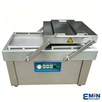 Machine d'emballage sous vide industrielle de table à petite chambre pour poisson fumé et thon
