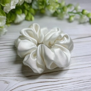 Thời trang mới phụ nữ lụa satin scrunchiesaccessories đàn hồi tóc ban nhạc tóc Tie multicolorponytail chủ tóc scrunchies - Product Image 5