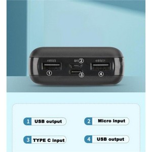 พาวเวอร์แบงค์ขนาดกะทัดรัดสำหรับ Cross-Border10000mAh ความจุขนาดใหญ่ขายส่งโลโก้ใหม่ที่กำหนดเอง - Product Image 4