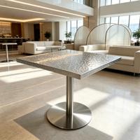 Tables de bar en métal de style industriel moderne, durables pour la maison, les cafés, les restaurants, les hôtels ou l'extérieur et la salle de bain