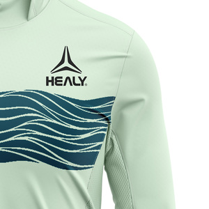 Sudadera con capucha de pesca ligera personalizada UPF 50 +, tela duradera con estampado ondulado, costura reforzada transpirable de secado rápido, cómoda - Product Image 4