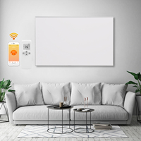 Wifi App 900W panneau chauffant en cristal de carbone infrarouge Smart Home Convector Chauffage électrique