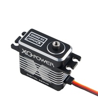 Servomoteur XQ-POWER 45KG avec boîtier en aluminium, étanche, numérique, sans noyau, à engrenages, pour voiture RC, avec engrenages en acier inoxydable