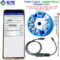 Isolation Type Intelligent Temperature Transmitter Module PT100K Thermocouple 4-20mA Integrated Temperature Acquisition