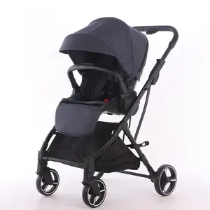 China Aluminum Alloy European Style Luxury Foldable Baby Carrier New Born Baby Pram Stroller