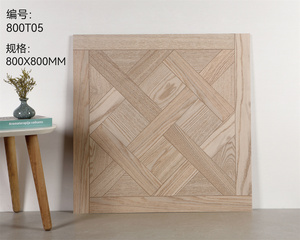 800*800 sứ sàn gỗ màu nâu sẫm gạch gỗ cho phòng ngủ mộc mạc thiết kế gạch men cho phòng tắm - Product Image 5