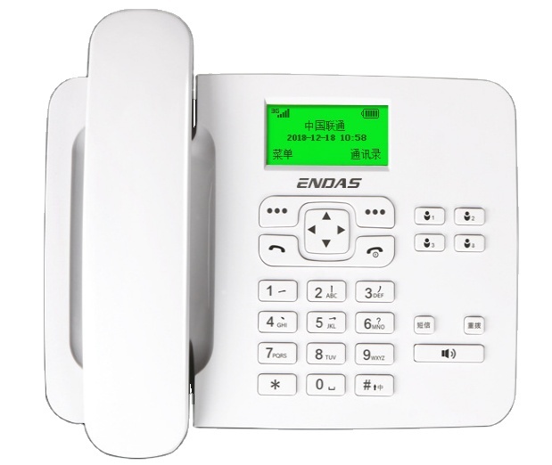 Landline Desktop Phone Customized  2G  GSM cordless telephone For Home Smart  Telephone Set With SIM Card