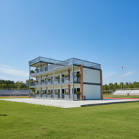 Maison conteneur préfabriquée personnalisable directement de l'usine avec salle de bain et chambre pour hôtel, bureau, camping