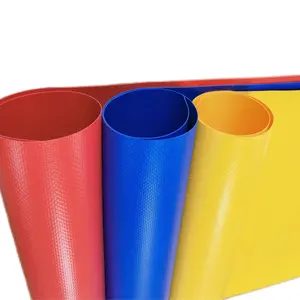 Kunden spezifische PVC-beschichtete Plane Anti-UV-wasserdicht Hohe Zug festigkeit