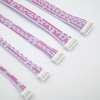 Perakitan kabel kustom 2 3 4 5 6 7 8 9 10 Pin 1.0mm 1.25mm 1.5mm 2.0mm 2.54mm konektor JST kabel PH steker betina pria