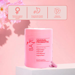 女性の栄養性貧血改善のためのカスタムフレーバー付きベース/OEM天然プロバイオティクス、100億CFUハードゼラチンカプセル - Product Image 3