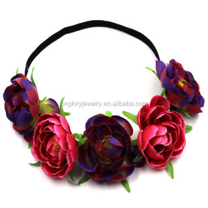 Diadema <span class=keywords><strong>de</strong></span> <span class=keywords><strong>Flores</strong></span> <span class=keywords><strong>de</strong></span> Moda <span class=keywords><strong>para</strong></span> <span class=keywords><strong>Niñas</strong></span>/Banda <span class=keywords><strong>de</strong></span> Pelo con <span class=keywords><strong>Flores</strong></span> <span class=keywords><strong>de</strong></span> Rosa Hawaiana Artificiales/Guirnalda <span class=keywords><strong>de</strong></span> <span class=keywords><strong>Flores</strong></span> <span class=keywords><strong>para</strong></span> Boda - Product Image 5