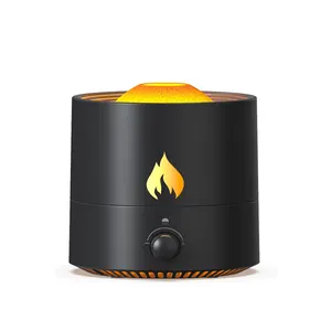 Pelembap udara api portabel, penyebar aroma minyak esensial USB rumah 250ml untuk pengabut Air mobil