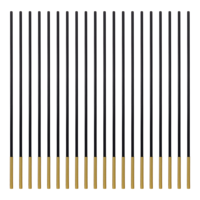 20 pièces de manchons de balustre d'escalier en laiton véritable, ronds, de 5/8 po de diamètre, pour balustre en fer, hauteur 8 po, avec revêtement transparent