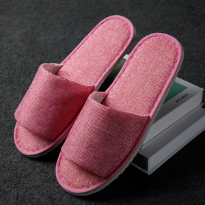 Fabrication parfaite, aspect soigné, tailles et couleurs personnalisées, bon marché, pantoufles jetables pratiques, logo personnalisé, échantillon gratuit pour hôtel - Product Image 4