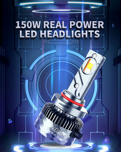 2025 nueva llegada 150W 40000LM bombillas de coche Led Canbus H4 H1 H11 H8 9005 faro Led H7 tubo de cobre lámpara Led - Product Image 6