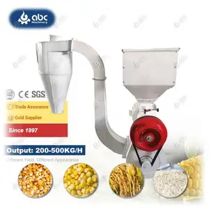 ISO 9001 zertifizierte Mais Weizen Weidebohnen Mais Reis-Schälermaschine für trocknes nasses Enthaulchen Enthauschen Schwarzgramm Millet Linsen