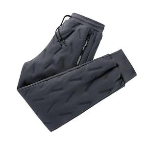 Pantaloni di cotone di velluto di agnello pantaloni lunghi Casual in vita elastica con fodera in pile taglie forti caldo freddo e <span class=keywords><strong>leggings</strong></span> da <span class=keywords><strong>uomo</strong></span> - Product Image 5