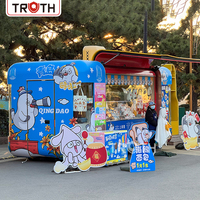 Remorque de restauration mobile Truth Bbq Hot Dog Towable Tacos, camion de desserts extérieur personnalisé à vendre avec cuisine complète