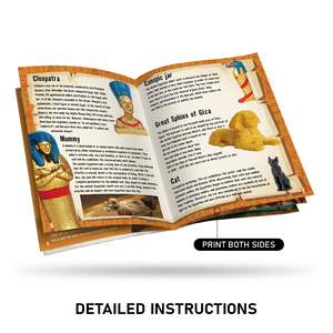 Nouveau kit de fouille éducatif et écologique pour enfants, grand modèle de pyramide au trésor à fouiller, kit de fouille de civilisation ancienne - Product Image 6