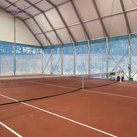 Stade de sport personnalisé à un arrêt tente de court de tennis auvent de structure en aluminium PVC pour l'extérieur grands chapiteaux pour événements tentes pour terrains de sport