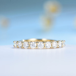 แหวนเพชรคุณภาพสูง 0.9 กะรัต ทรงกลม ประกายระยิบระยับ สำหรับผู้หญิง แหวนหมั้น แหวนแต่งงาน แหวนครบรอบ ดีไซน์สวยหรู วัสดุทอง 14K 10K - Product Image 4