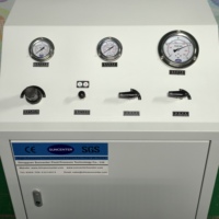 Système de pompe à piston pneumatique haute pression, amplificateur de gaz hélium-hydrogène à commande pneumatique pour le remplissage de bouteilles