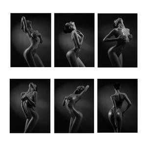 Peinture Personnalisée et Sensuelle de Femmes Africaines Nues, Art Corporel, Portrait Figuratif, Tableau sur Toile pour Décoration Murale - Product Image 6