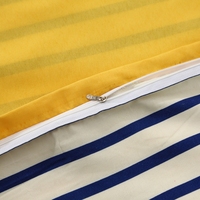 Ensemble de literie en coton lavé 4 pièces, doux et agréable pour la peau, housse de couette imprimée, logo personnalisé pour la maison, l'hôtel, toutes saisons