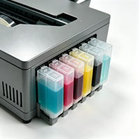 Printer Label Inkjet 6 Warna LP210 A4 dengan Printhead XP600, CISS, Tinta Sublimasi Dye Pigment, dan Sistem Roll to Roll