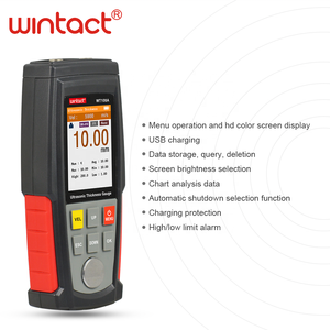 Wintact wt100a siêu âm đo độ dày Meter Tester pin kỹ thuật số chiều rộng Dụng cụ đo siêu âm đo độ dày - Product Image 3