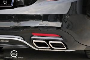 Diffusore posteriore 222 per <span class=keywords><strong>Mercedes</strong></span> <span class=keywords><strong>W222</strong></span> S400 S320 S600 S500 S classe lifting S63 AMG S65 AMG tubo di scarico del labbro posteriore - Product Image 6