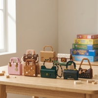 Mini Sac à Main de Luxe en Briques de Construction, Modèle de Sac à Main de Créateur à Collectionner, Jouet pour Enfants et Collectionneurs