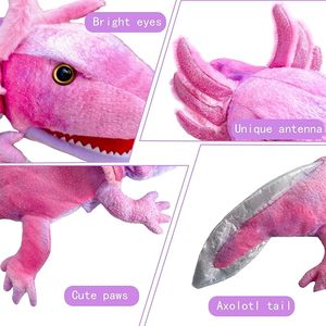 Marioneta <span class=keywords><strong>de</strong></span> peluche Axolotl, <span class=keywords><strong>marionetas</strong></span> <span class=keywords><strong>de</strong></span> <span class=keywords><strong>mano</strong></span> para juegos <span class=keywords><strong>de</strong></span> rol <span class=keywords><strong>de</strong></span> animales <span class=keywords><strong>de</strong></span> peluche suaves para niños, <span class=keywords><strong>marionetas</strong></span> <span class=keywords><strong>grandes</strong></span> <span class=keywords><strong>de</strong></span> animales con boca móvil - Product Image 2