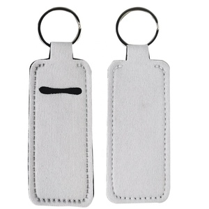 พวงกุญแจใส่ลิปบาล์มแบบนีโอพรีนพิมพ์ลายราคาโรงงาน น่ารัก - Product Image 2